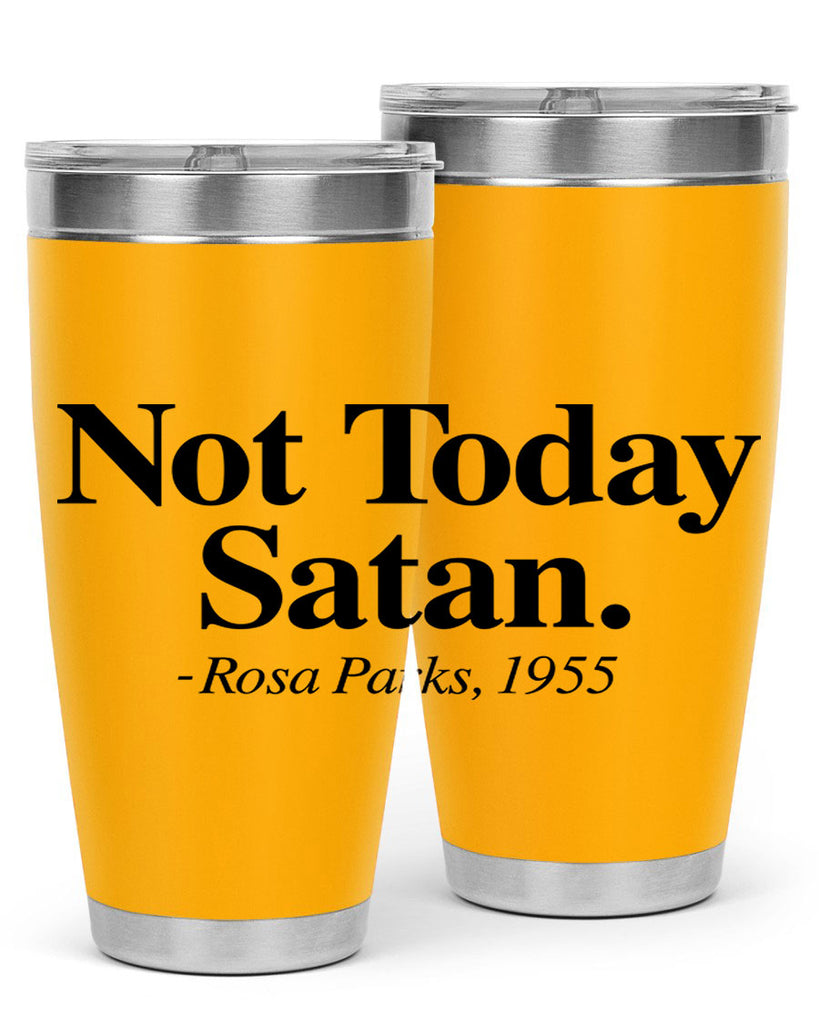 not today satan rosa parks 59#- black words phrases- Cotton Tank