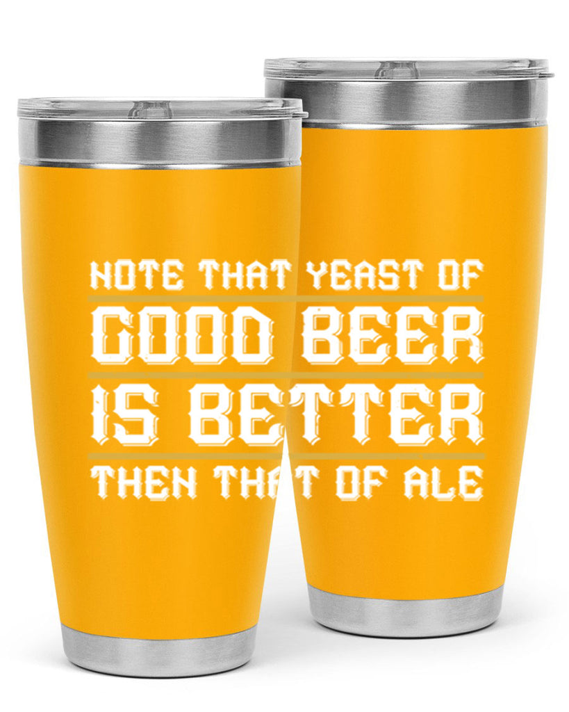 note that yeast of good beer is better then that of ale 55#- beer- Tumbler