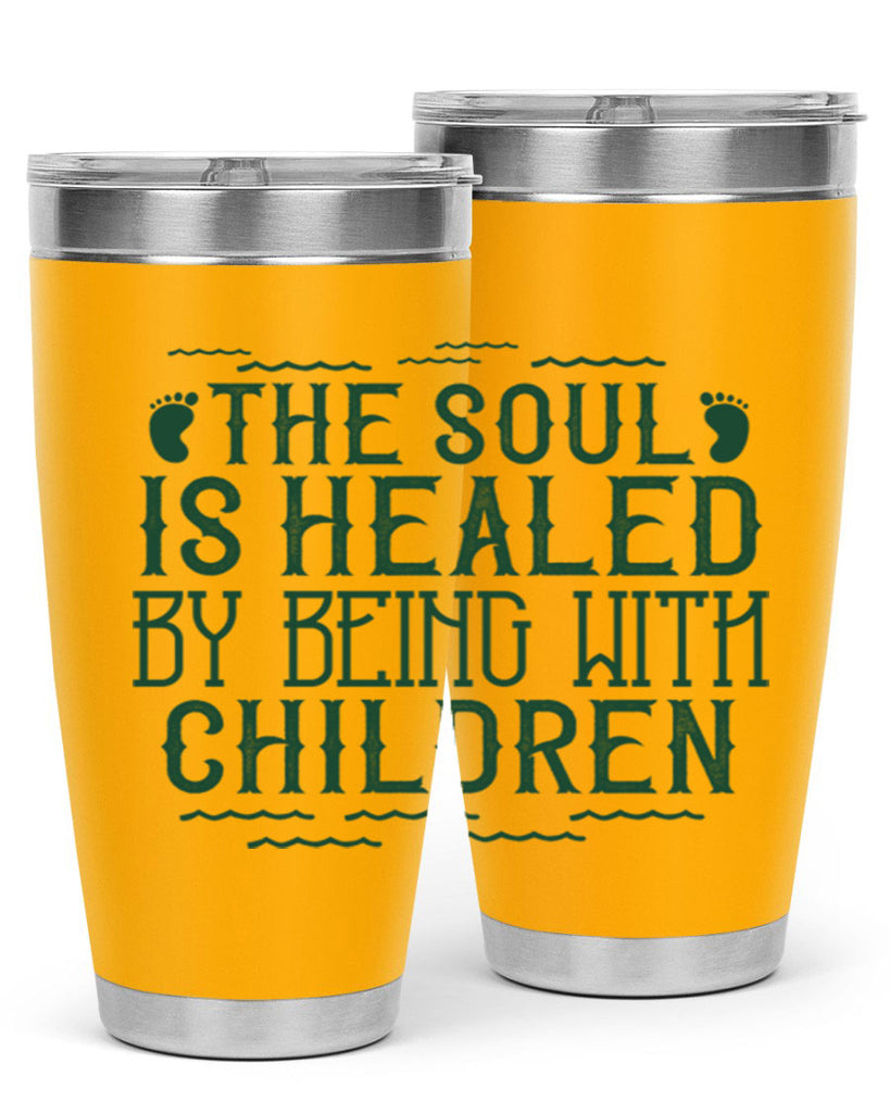 oThe soul is healed by being with children Style 24#- baby- Cotton Tank