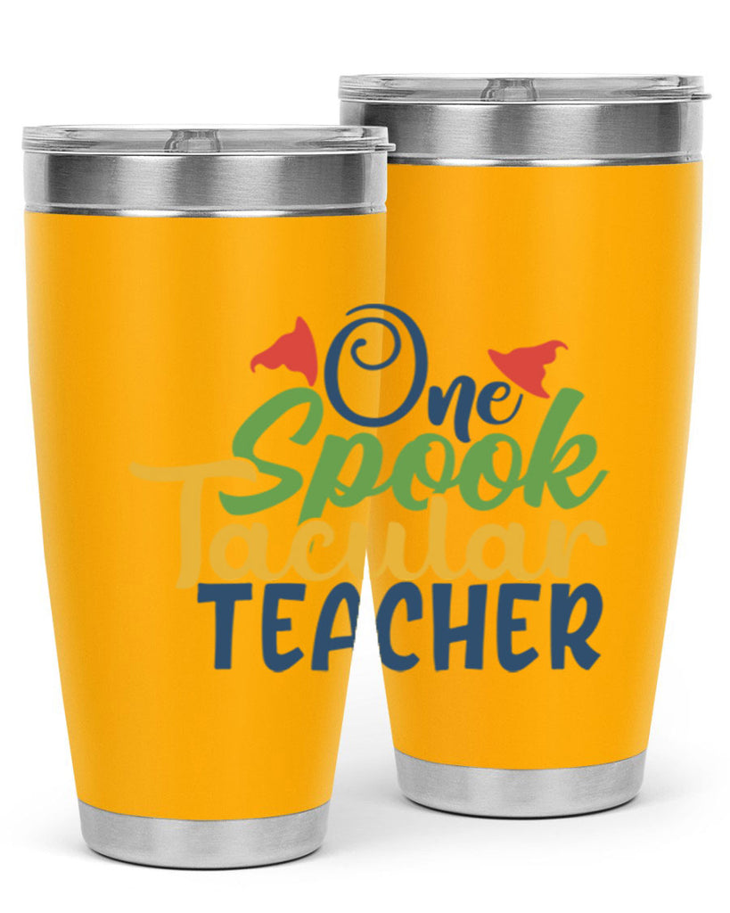 one spook tacular teacher Style 160#- teacher- tumbler