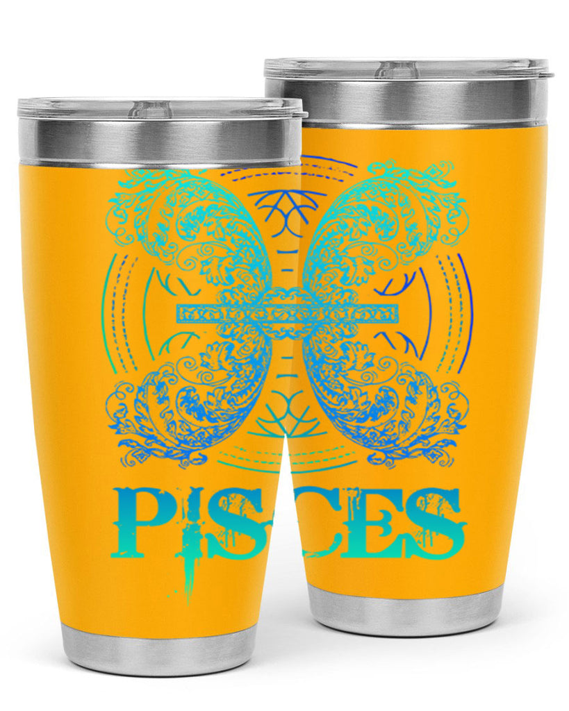 pisces Zodiac 381#- zodiac- Tumbler