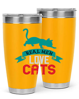 real man love cats o Style 112#- cat- Tumbler