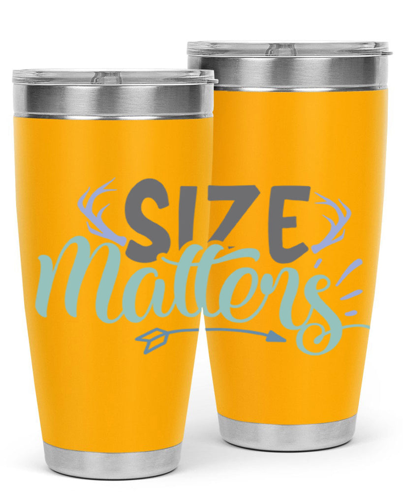 size matters 195#- fishing- Tumbler