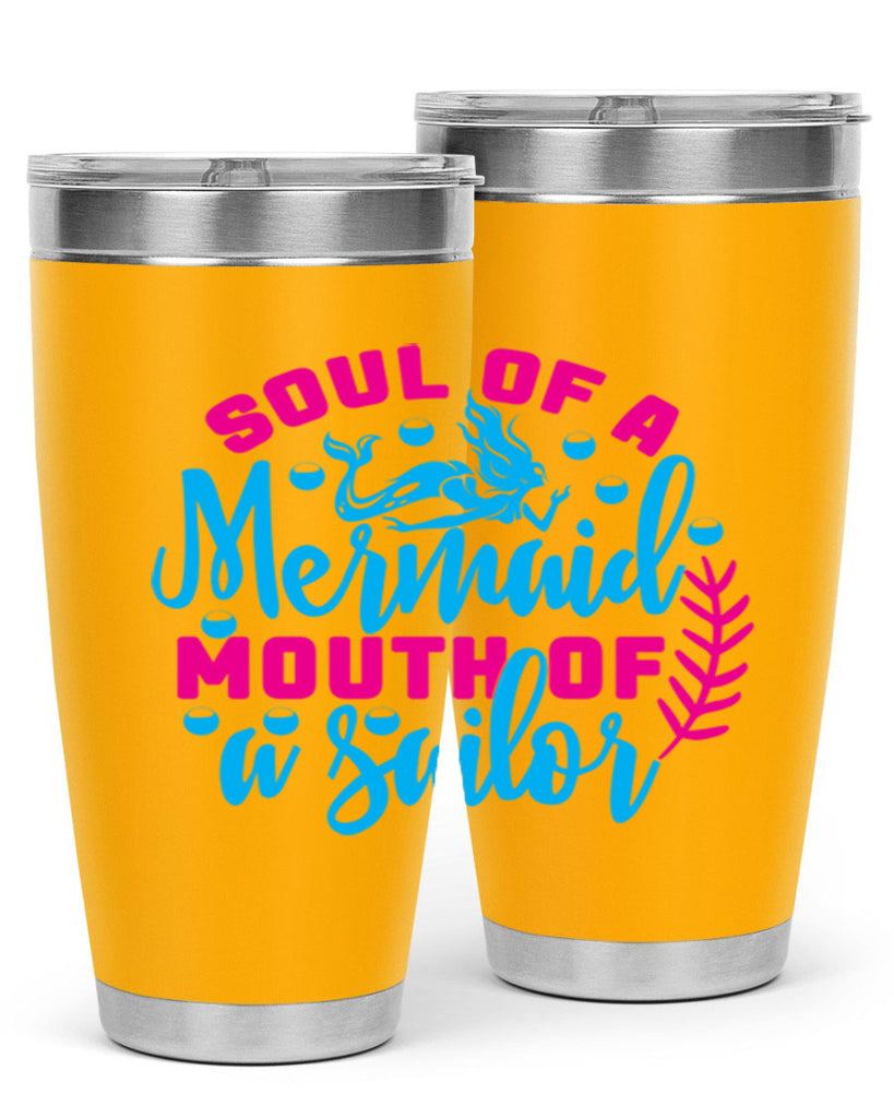 soul of a mermaid mouth of a sailor 618#- mermaid- Tumbler