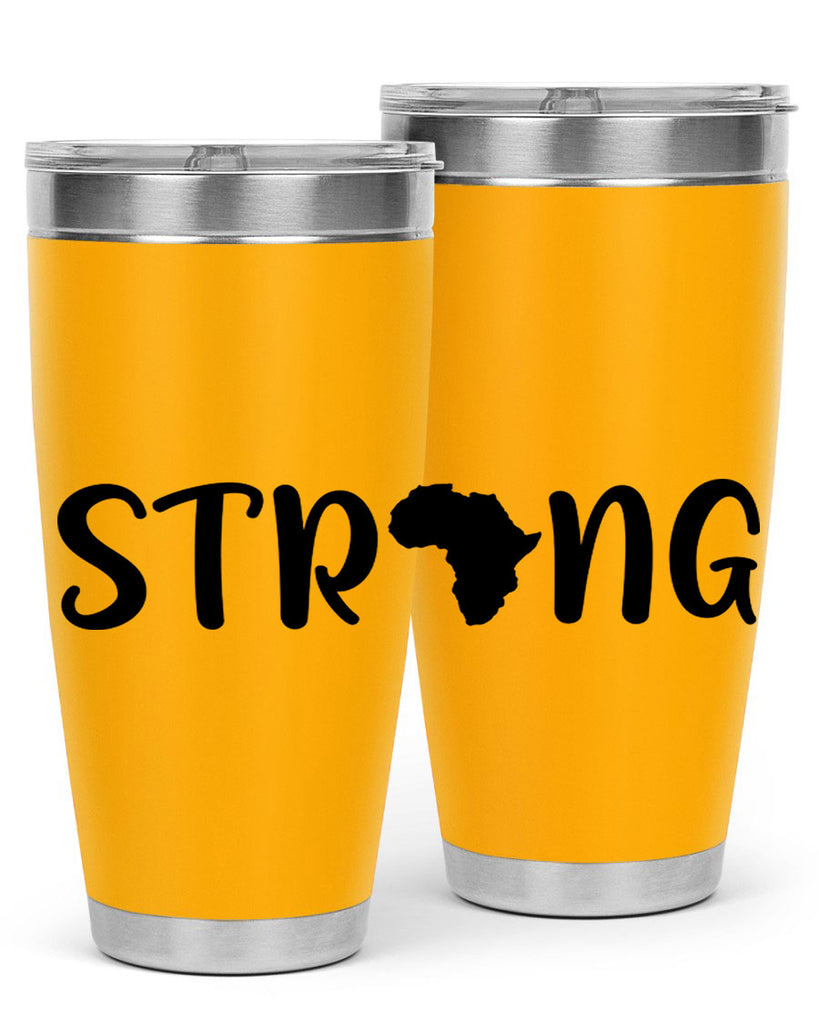 strong africa svg 24#- black words phrases- Cotton Tank