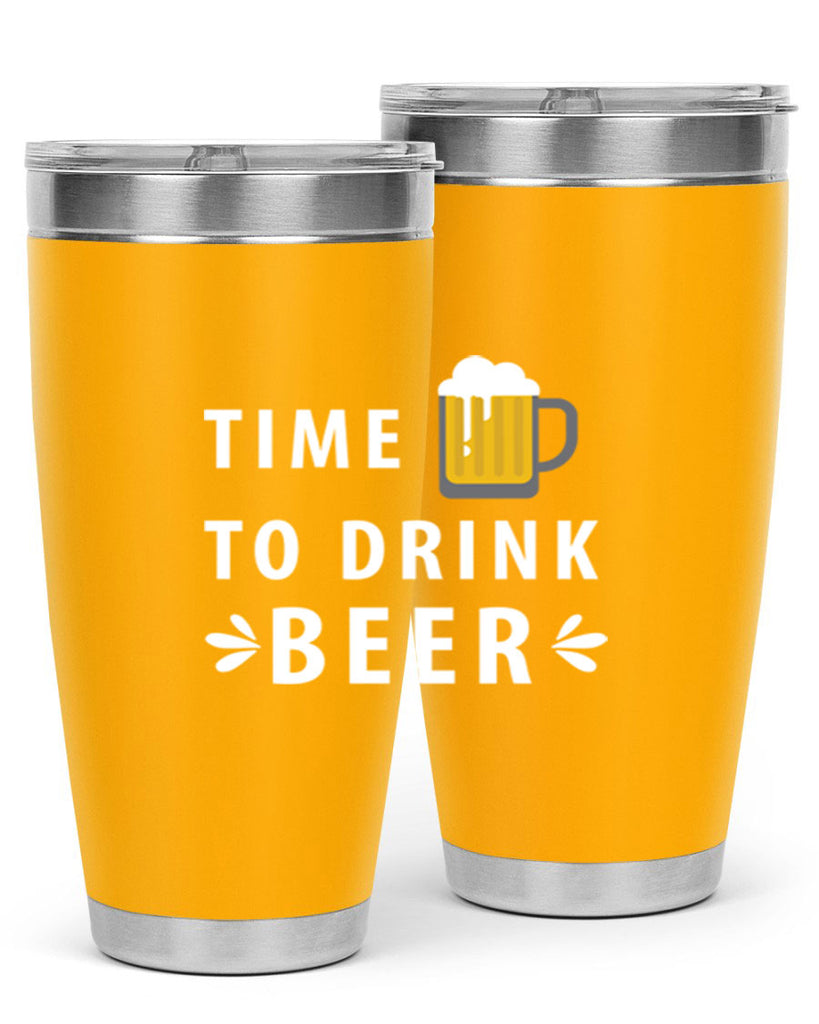 time to drink 7#- beer- Tumbler