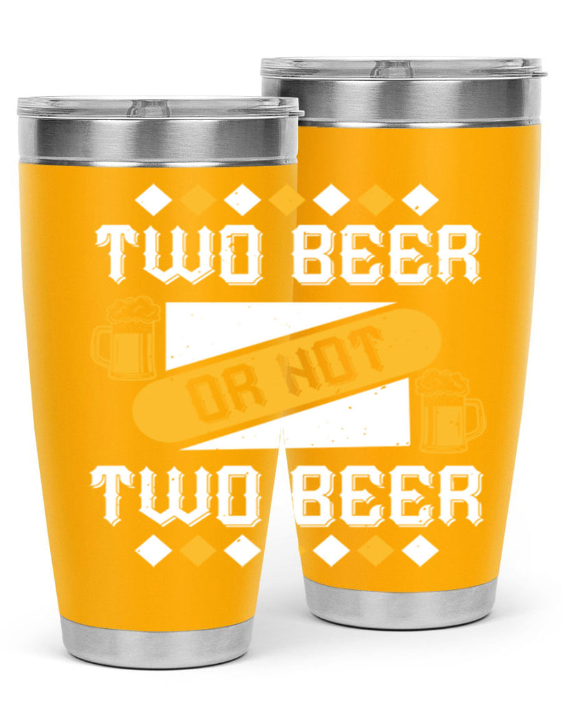 two beer or not two beer 3#- beer- Tumbler