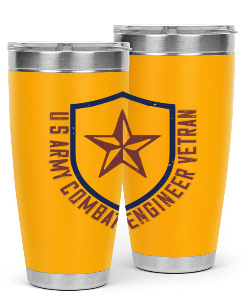 u s army conbat engineer vetran Style 32#- engineer- tumbler