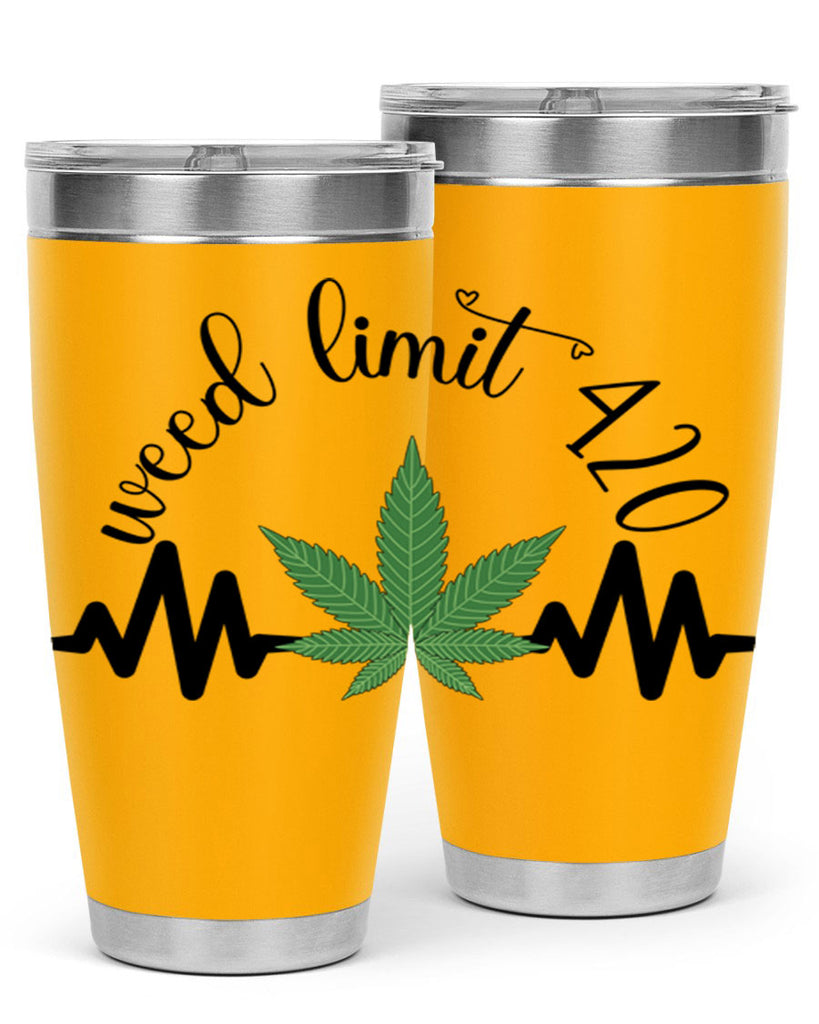 weed limit 420 cannabis heartbeat 292#- marijuana- Tumbler