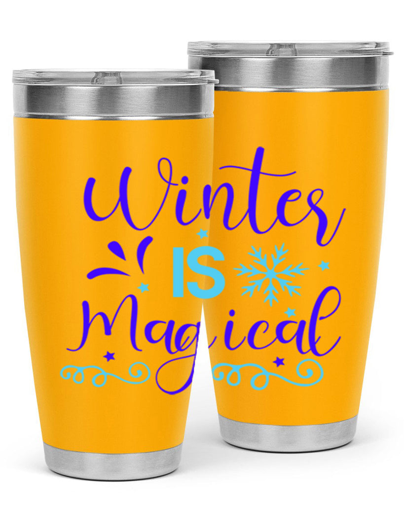 winter is magical 510#- winter- Tumbler