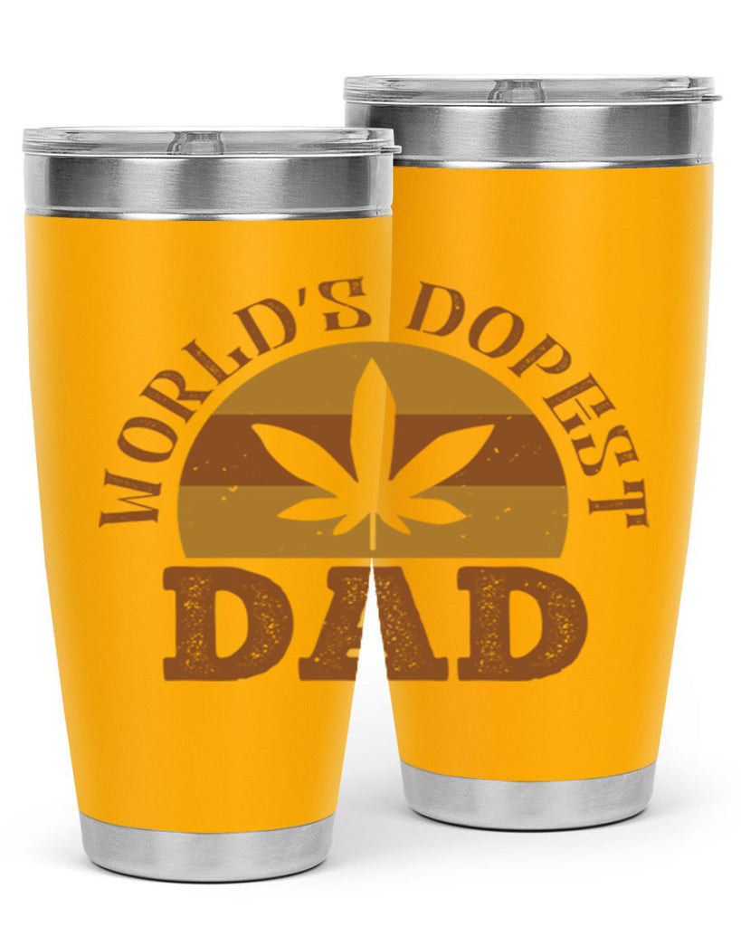 world’s dopest dad 137#- fathers day- Tumbler