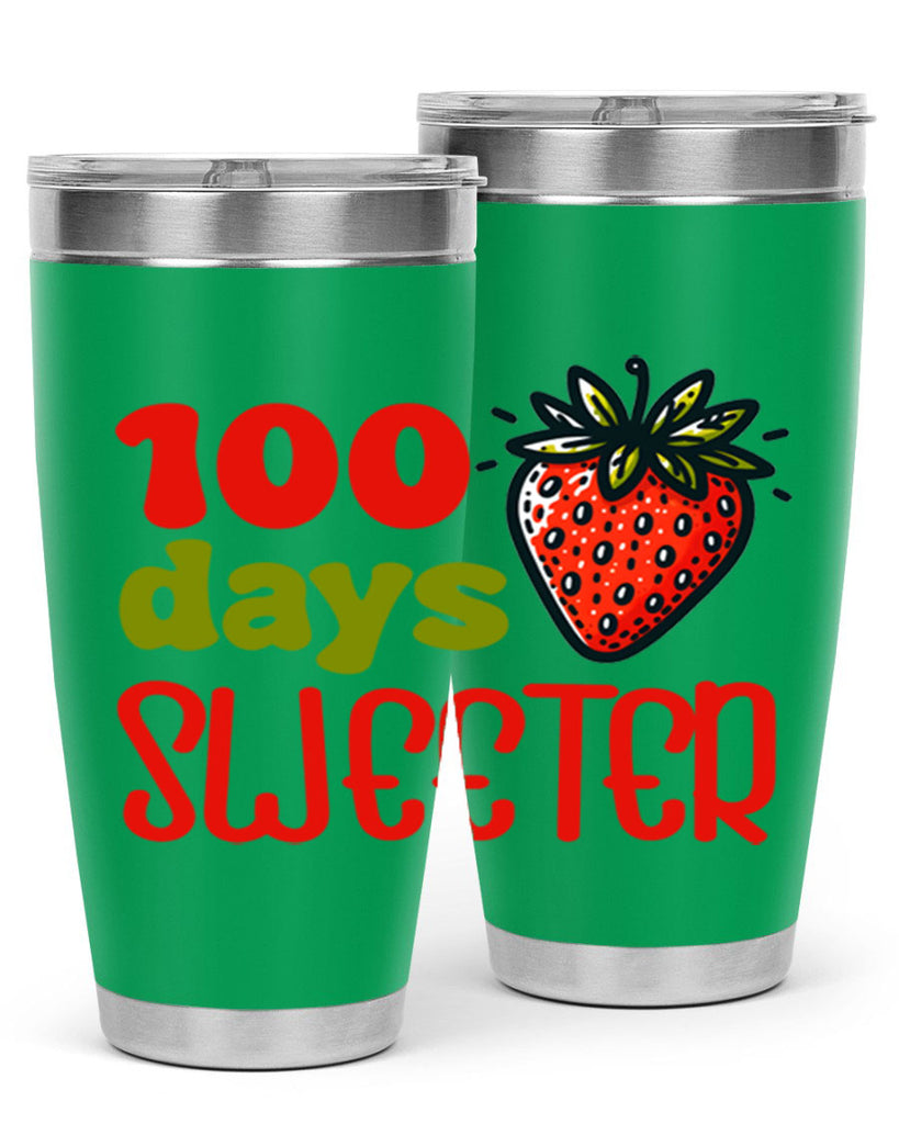 100 days sweeter Sublimation 34#- 100 days of school- Tumbler