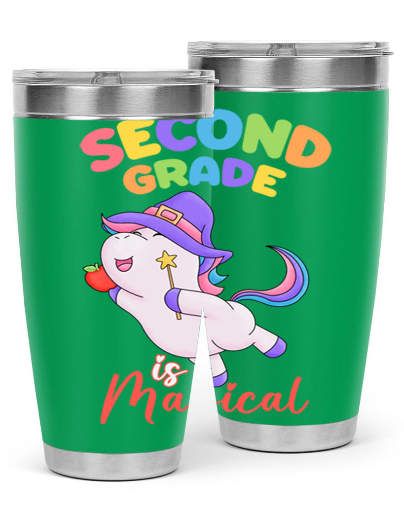 2nd Grade is Magical Unicorn 5#- second grade- Tumbler