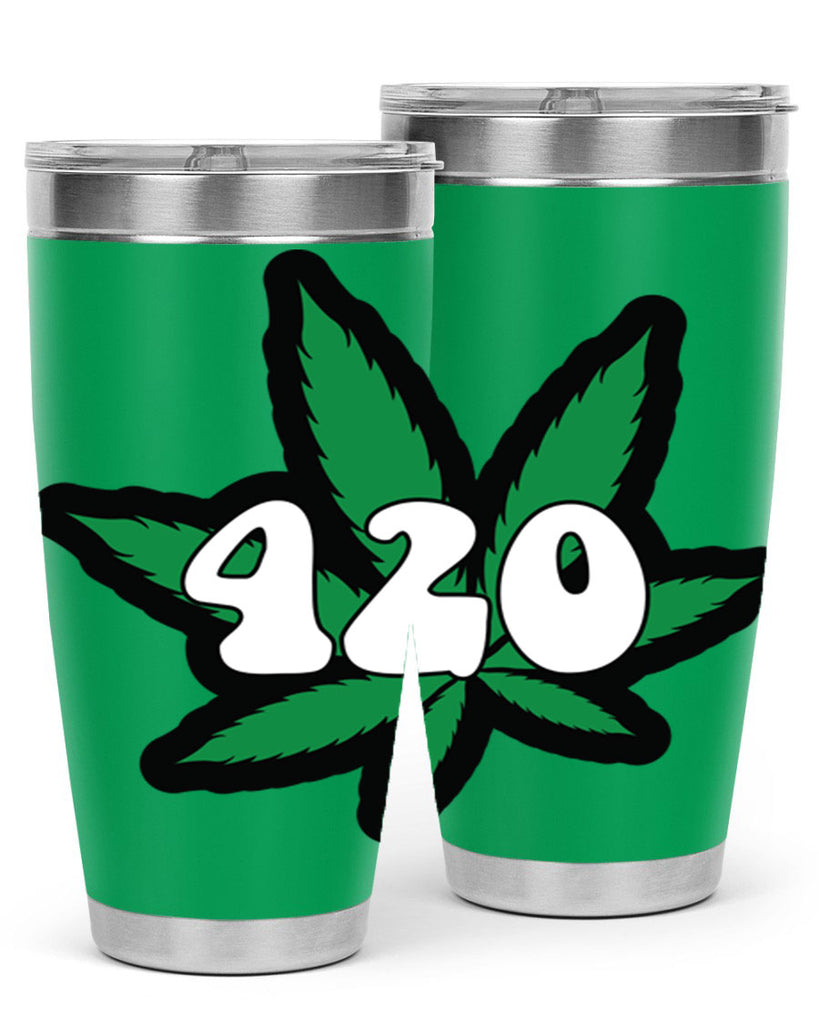 420 4#- marijuana- Tumbler