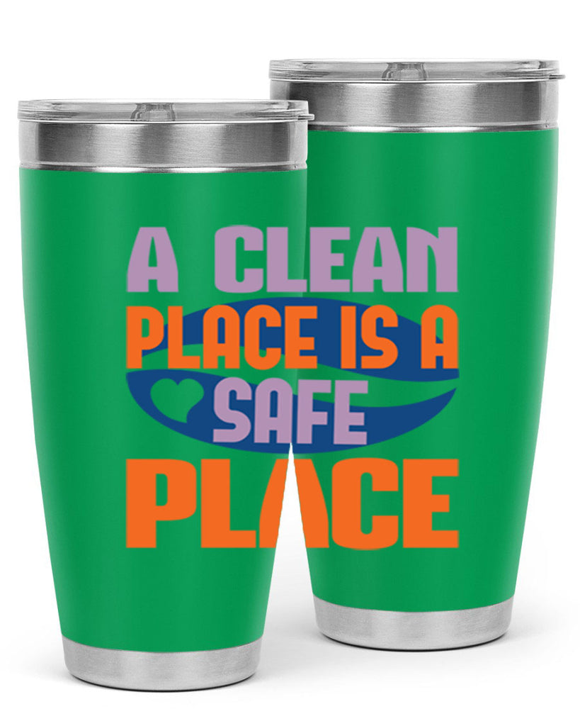 A clean place is a safe place Style 39#- cleaner- Cotton Tank