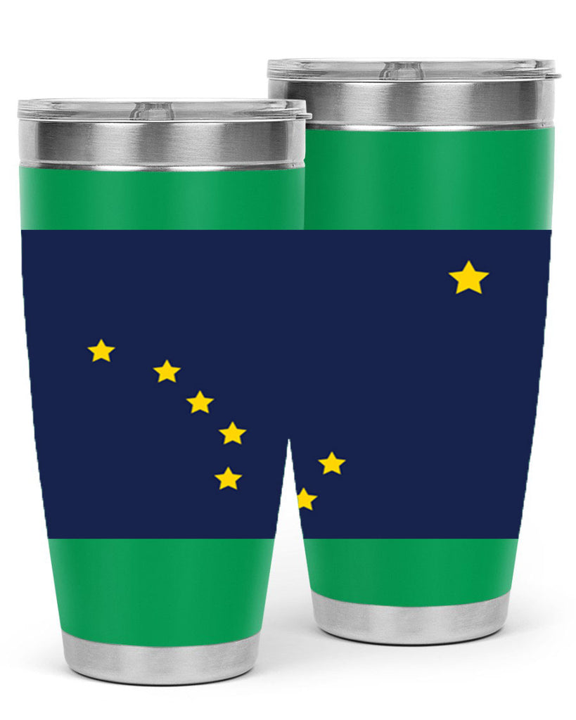 Alaska 50#- Us Flags- Tumbler