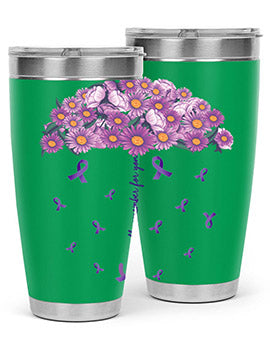 AlzheimerS Awareness Purple Umbrella 18#- alzheimers- Tumbler