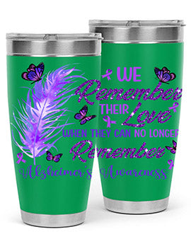 AlzheimerS Awareness Remember Love 19#- alzheimers- Tumbler