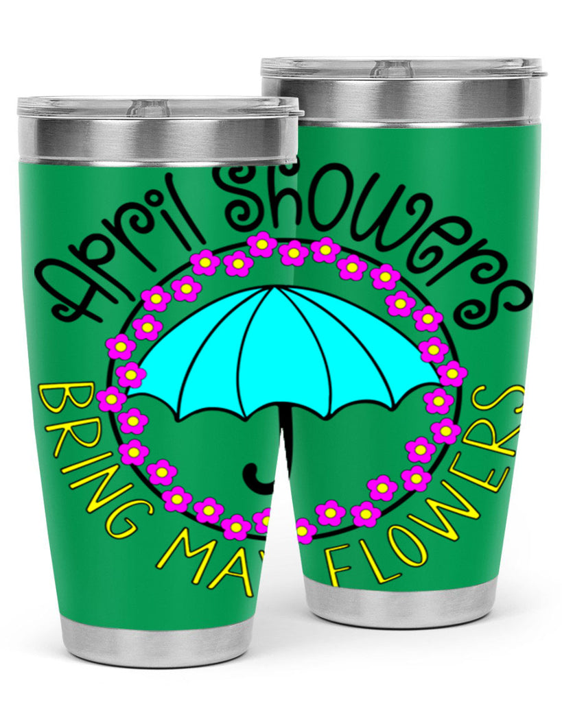 April showers21#- spring- Tumbler