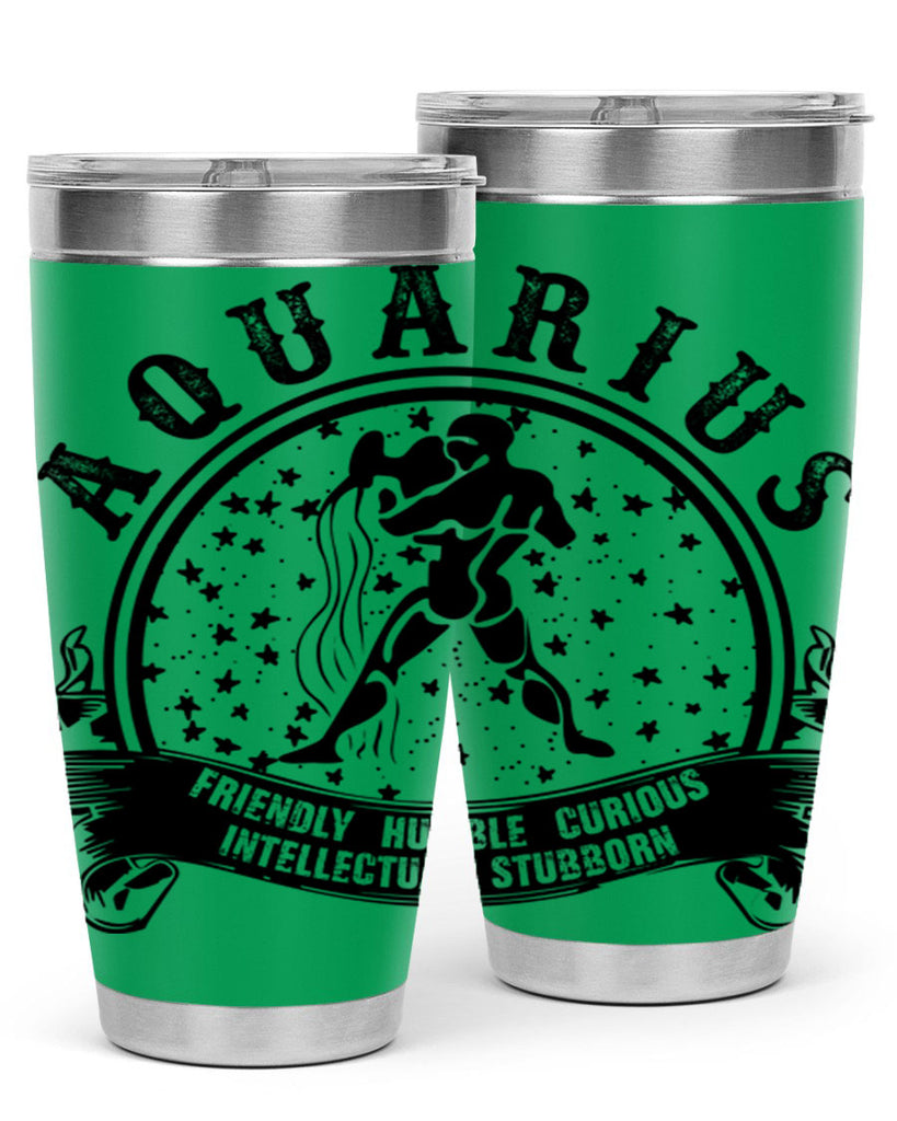 Aquarius 42#- zodiac- Tumbler