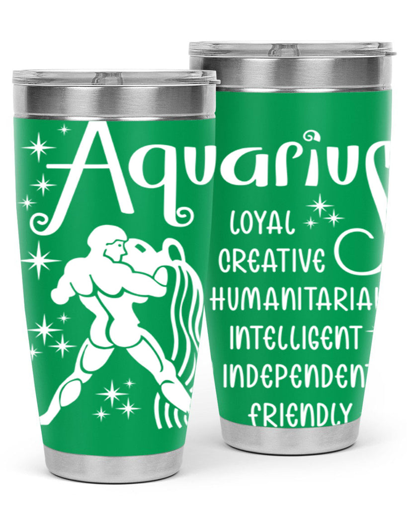 Aquarius 68#- zodiac- Tumbler