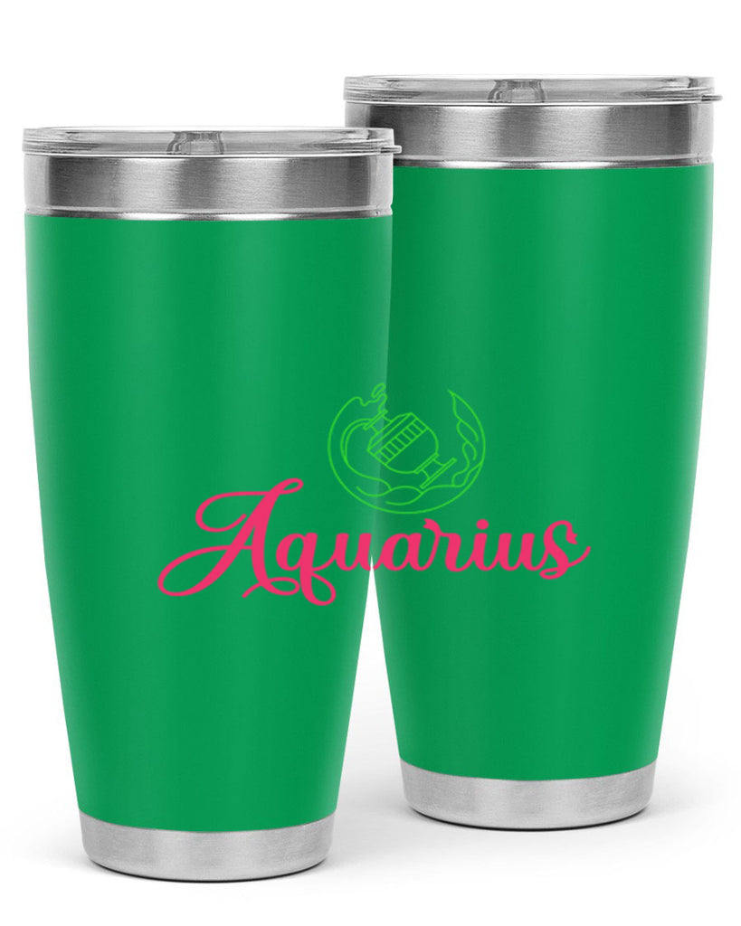 Aquarius 70#- zodiac- Tumbler