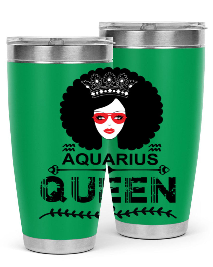 Aquarius queen 75#- zodiac- Tumbler