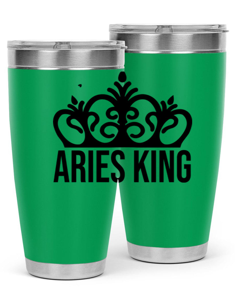 Aries king 107#- zodiac- Tumbler