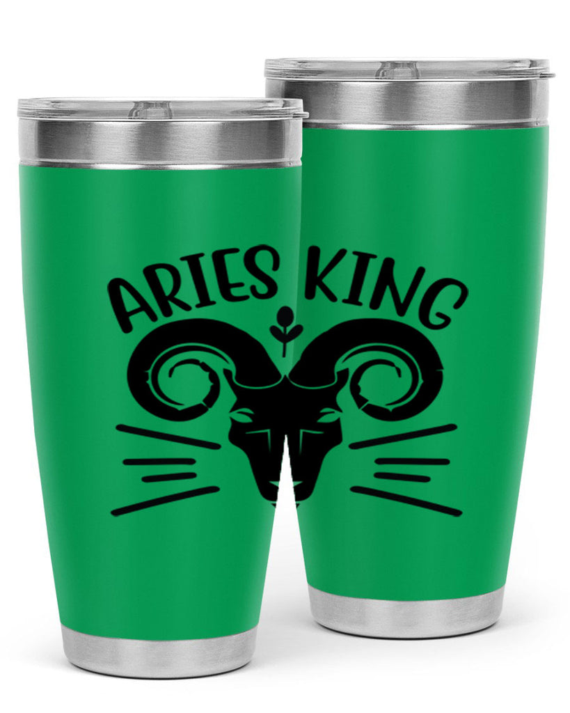 Aries king 109#- zodiac- Tumbler