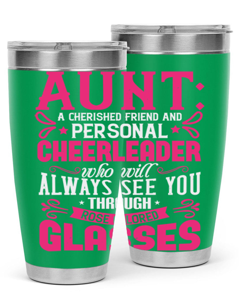 Aunt A cherished friend and personal cheerleader Style 70#- aunt- Tumbler