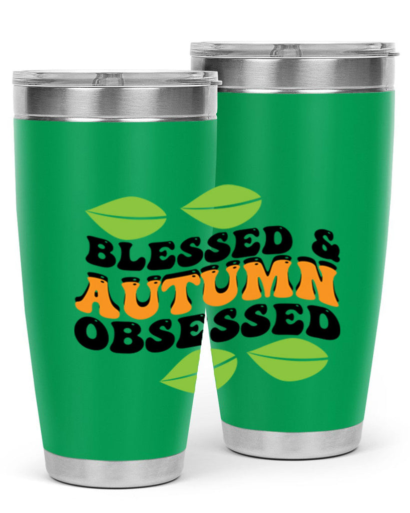 Blessed Autumn Obsessed 48#- fall- Tumbler