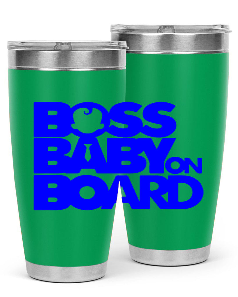 Boss Baby On Board 2#- black words phrases- Cotton Tank
