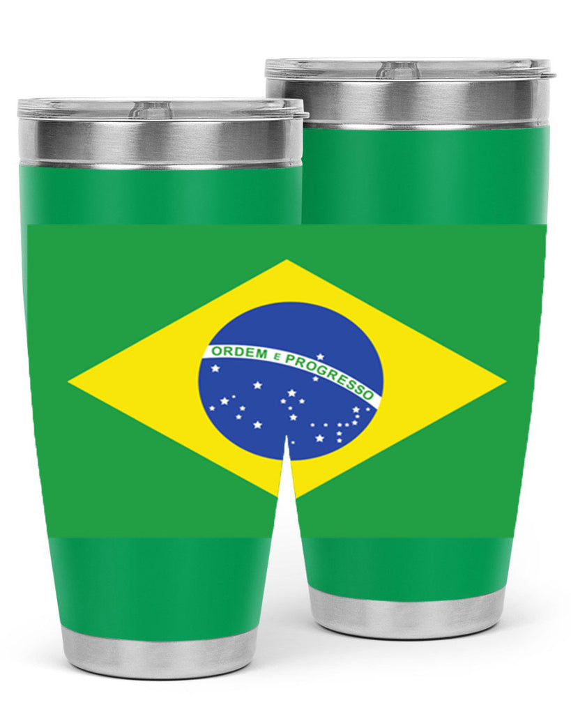 Brazil 174#- world flags- Tumbler