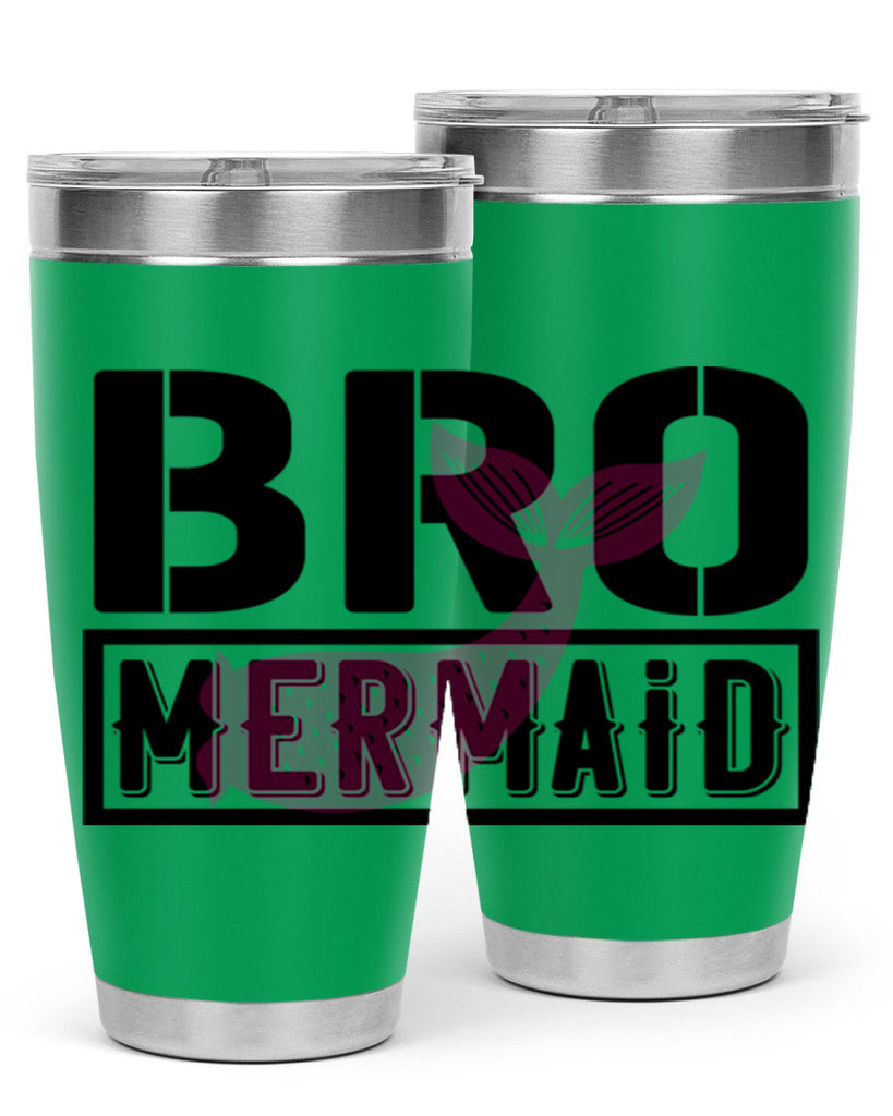 Bro mermaid 85#- mermaid- Tumbler