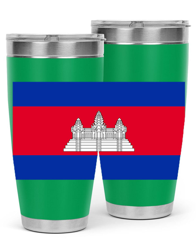 Cambodia 168#- world flags- Tumbler