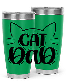 Cat Dad Style 81#- cat- Tumbler