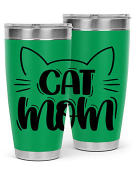Cat Mom Style 85#- cat- Tumbler