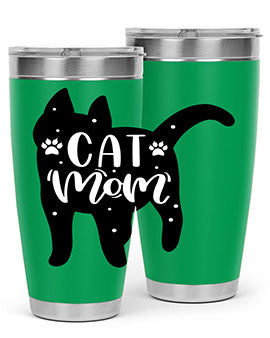 Cat Mom Style 86#- cat- Tumbler