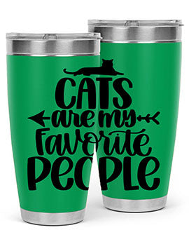 Cats Are My Favorite People Style 90#- cat- Tumbler