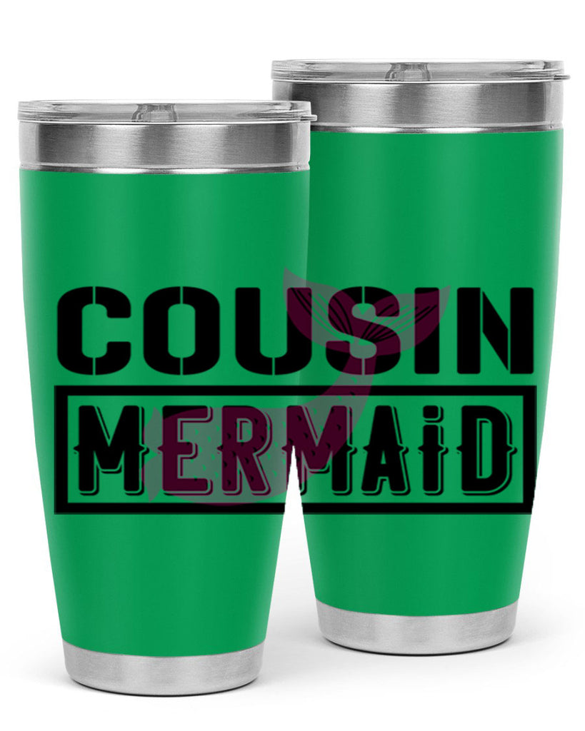 Cousin mermaid 87#- mermaid- Tumbler