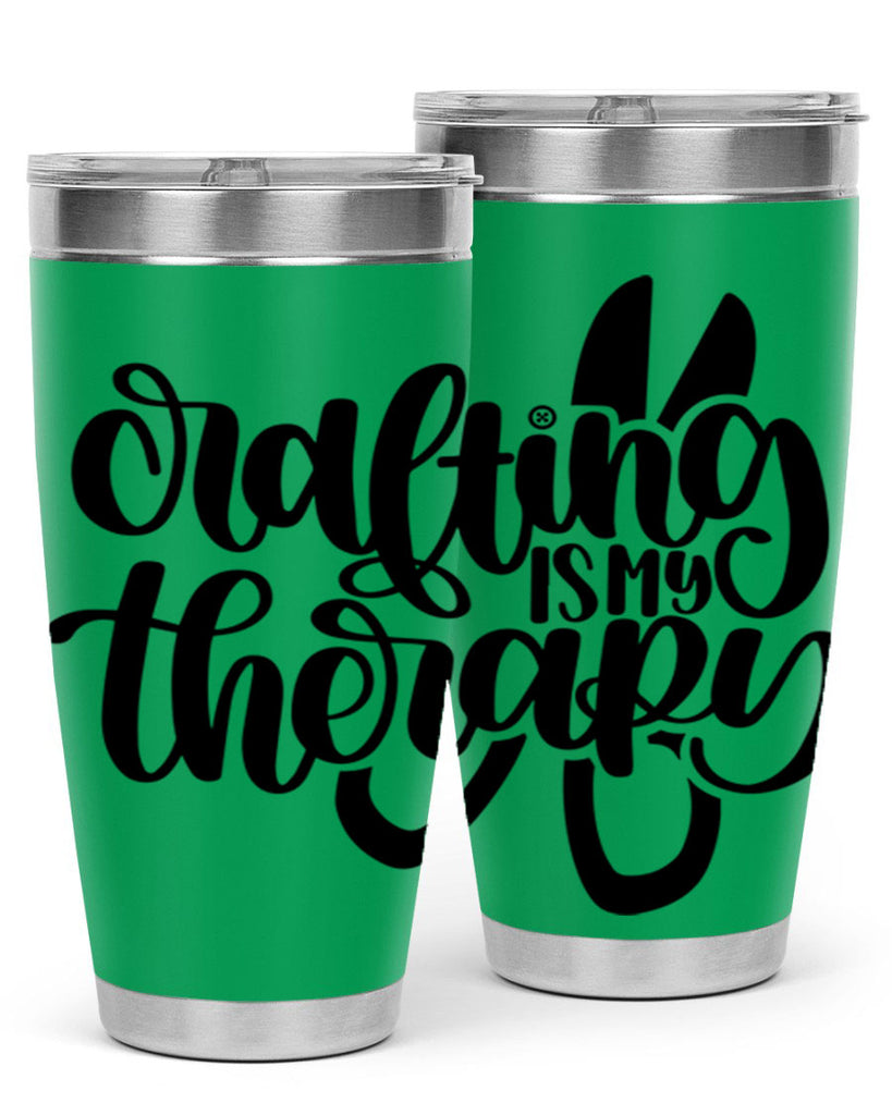 Crafting Is My Therapy 33#- crafting- Tumbler