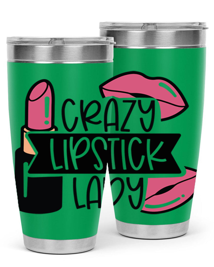 Crazy Lipstick Lady Style 108#- make up- Tumbler