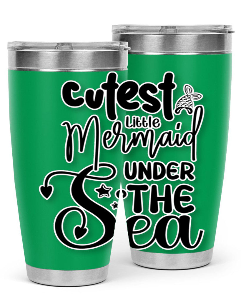 Cutest Little Mermaid Under The 98#- mermaid- Tumbler