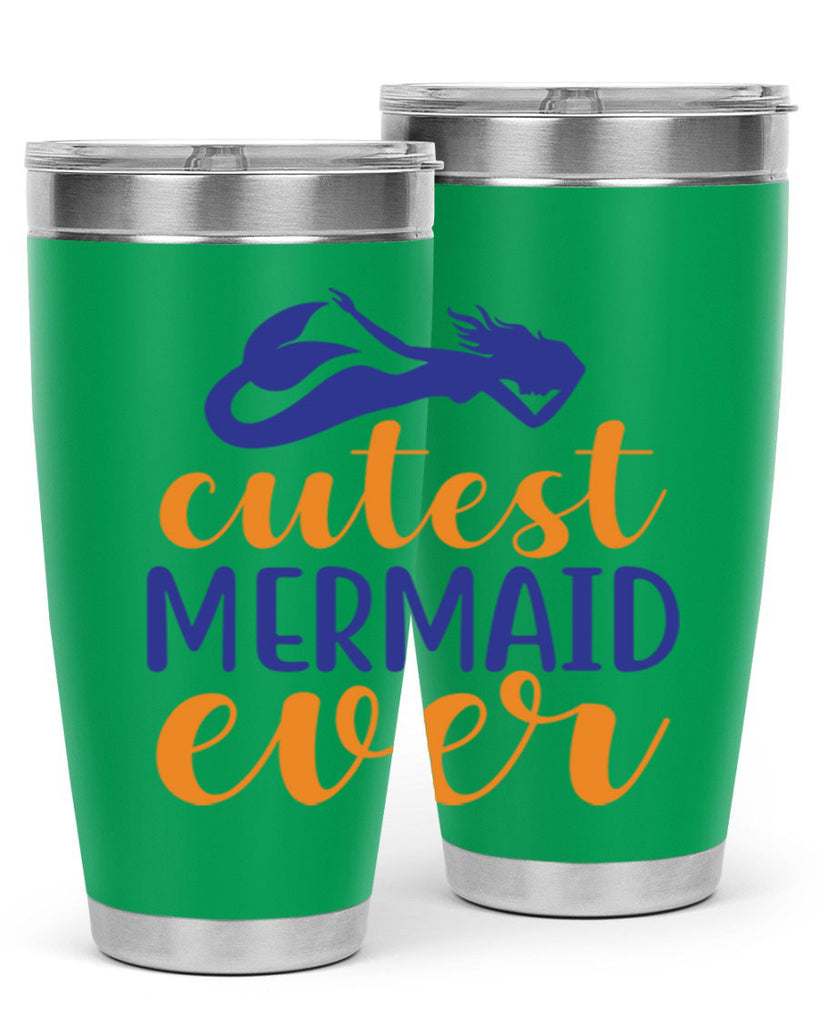 Cutest Mermaid Ever 91#- mermaid- Tumbler