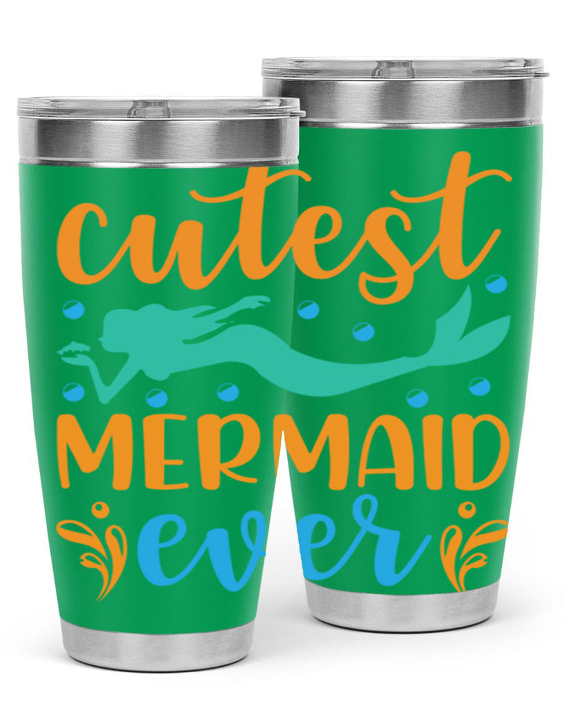 Cutest Mermaid Ever Design 102#- mermaid- Tumbler