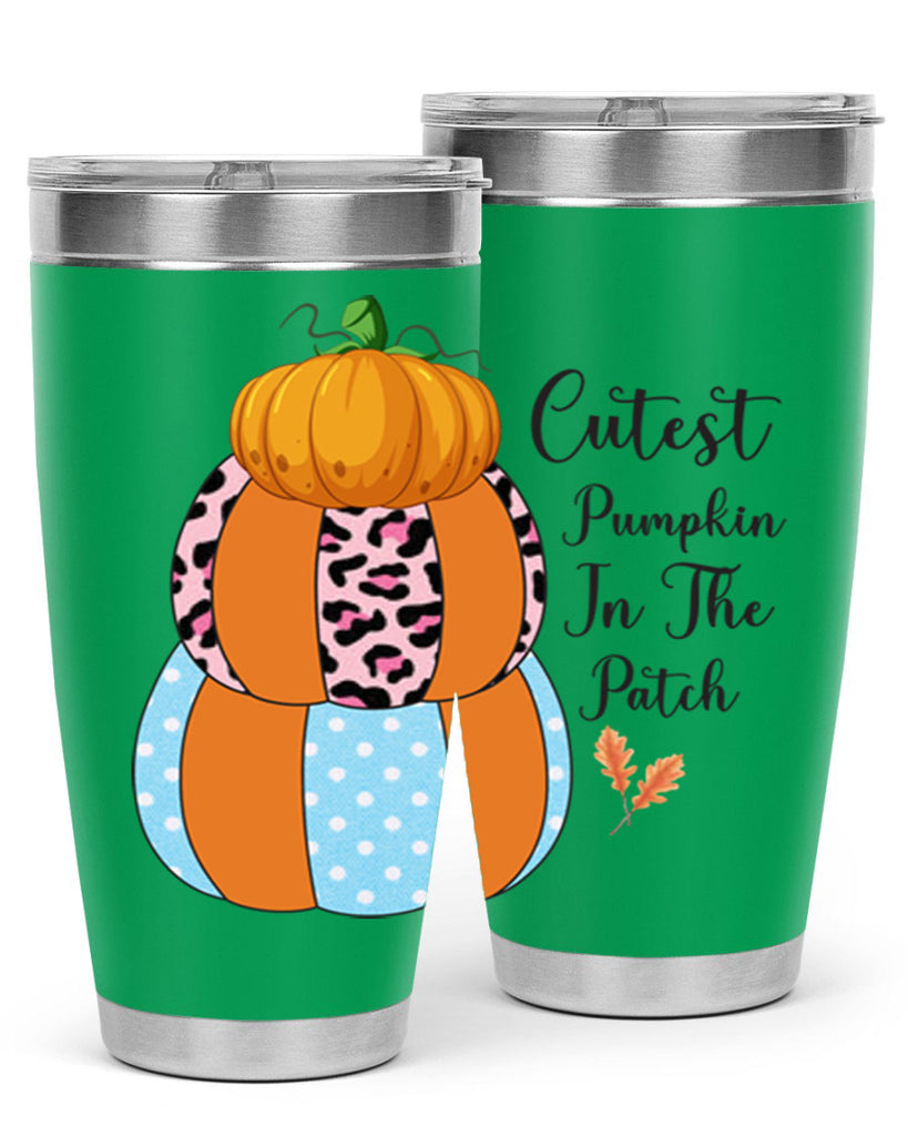 Cutest Pumpkin in the Patch 64#- fall- Tumbler