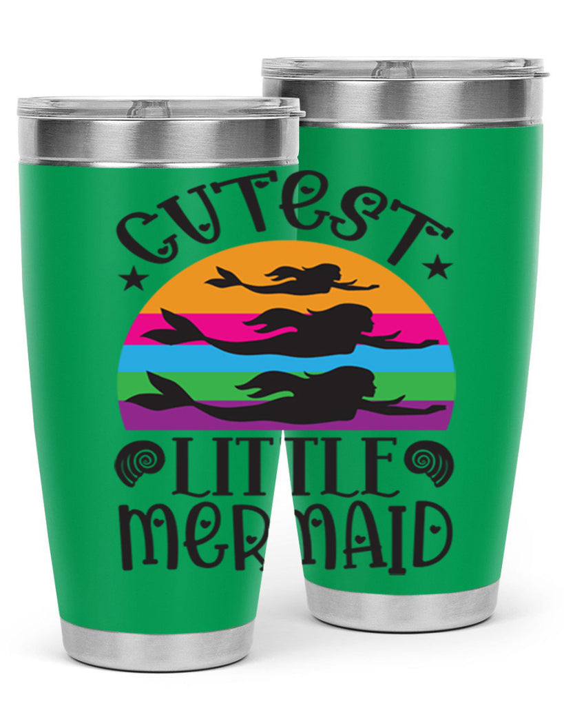 Cutest little mermaid 96#- mermaid- Tumbler