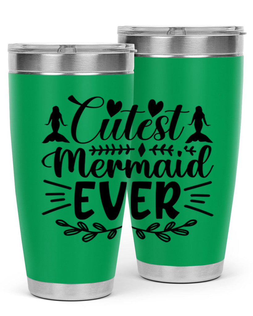 Cutest mermaid ever 100#- mermaid- Tumbler