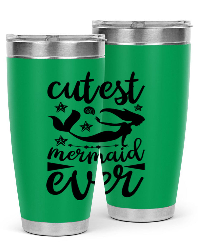Cutest mermaid ever design 103#- mermaid- Tumbler
