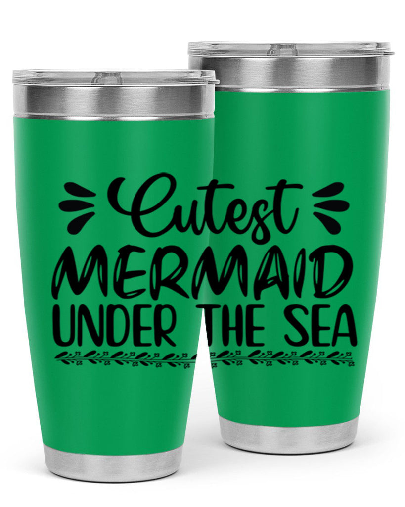 Cutest mermaid under the sea 105#- mermaid- Tumbler